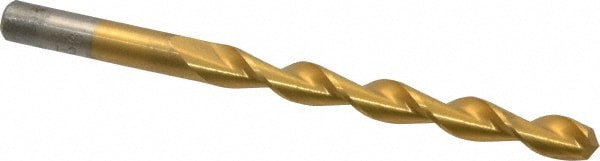 Jobber Length Drill Bit: Letter O (0.3160) Dia, 135 deg, HSS