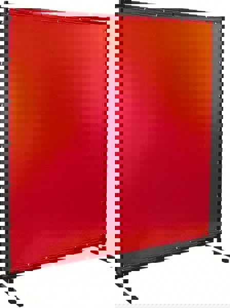 4' Wide x 6' High, 14mm Thickness, Transparent Vinyl Portable Welding Screen