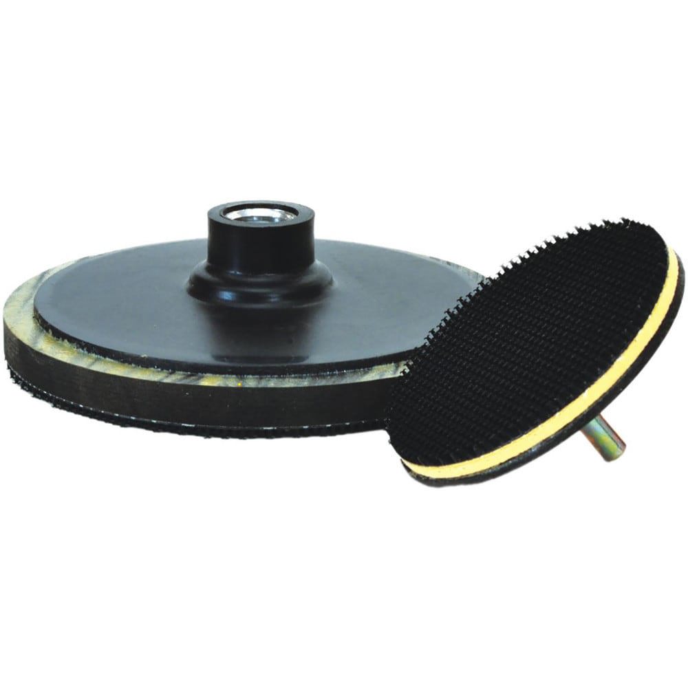 Disc Backing Pads; Pad Diameter (Inch): 4-1/2 ; Backing Pad Type: Hook & Loop ; Thread Size: 5/8-11 ; Thread Type: Right Hand ; Flexible: No ; Maximum Rpm: 4800.000