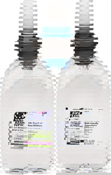 Hand Sanitizer: Foam, 1200 mL, Dispenser Refill