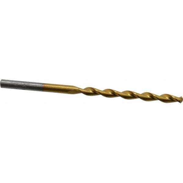 Jobber Length Drill Bit: #25 (0.1495) Dia, 135 deg, HSS
