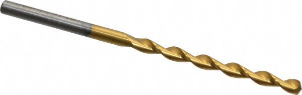 Jobber Length Drill Bit: #30 (0.1285) Dia, 135 deg, HSS
