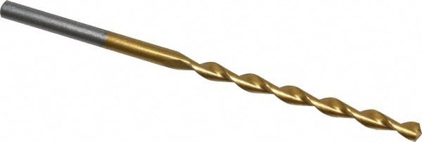 Jobber Length Drill Bit: #32 (0.1160) Dia, 135 deg, HSS