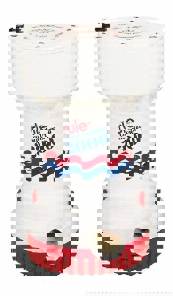 Bilge Pumps; GPH @ 0 Feet of Head: 2,000.000 ; GPH @ 3.35 Feet of Head: 1620 ; GPH @ 6.7 Feet of Head: 1300 ; Float: Rule 35/37FW/40, Rule 37FW/40