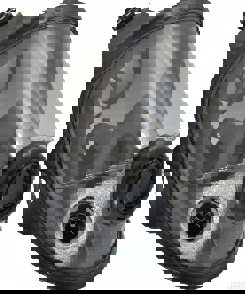 Full Face Respirator: Elastomer, Threaded, Medium/Large