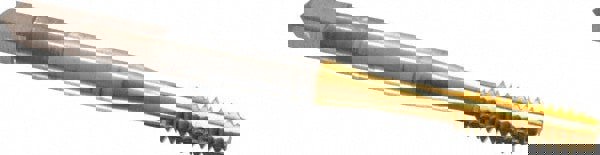 Straight Flute Tap: #10-24 UNC, 4 Flutes, Bottoming, 2B/3B Class of Fit, Cobalt, TiN Coated