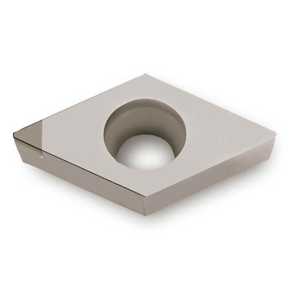 Turning Inserts; Relief Angle: 7 ; Insert Style: DCGW ; Corner Radius (Decimal Inch): 0.0160 ; Included Angle: 55.0 ; Manufacturer Grade: TB610 ; Coating/Finish: Uncoated