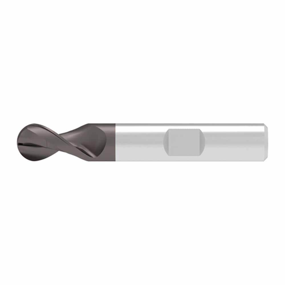 Ball End Mills; Mill Diameter (Decimal Inch): 0.1200 ; Mill Diameter (mm): 3.00 ; Number Of Flutes: 2 ; End Mill Material: Solid Carbide ; Length of Cut (mm): 5.0000 ; Shank Diameter (mm): 6.0000