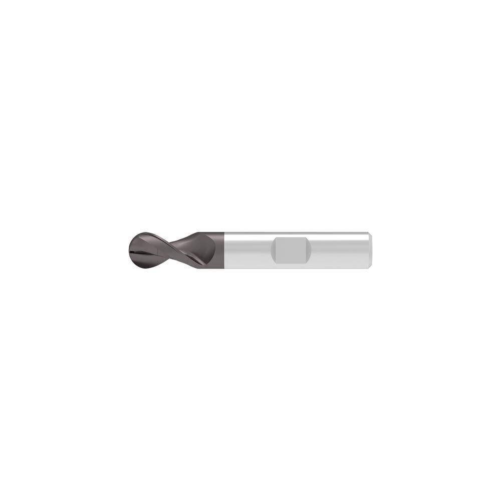Ball End Mills; Mill Diameter (Decimal Inch): 0.1600 ; Mill Diameter (mm): 4.00 ; Number Of Flutes: 2 ; End Mill Material: Solid Carbide ; Length of Cut (mm): 8.0000 ; Shank Diameter (mm): 6.0000