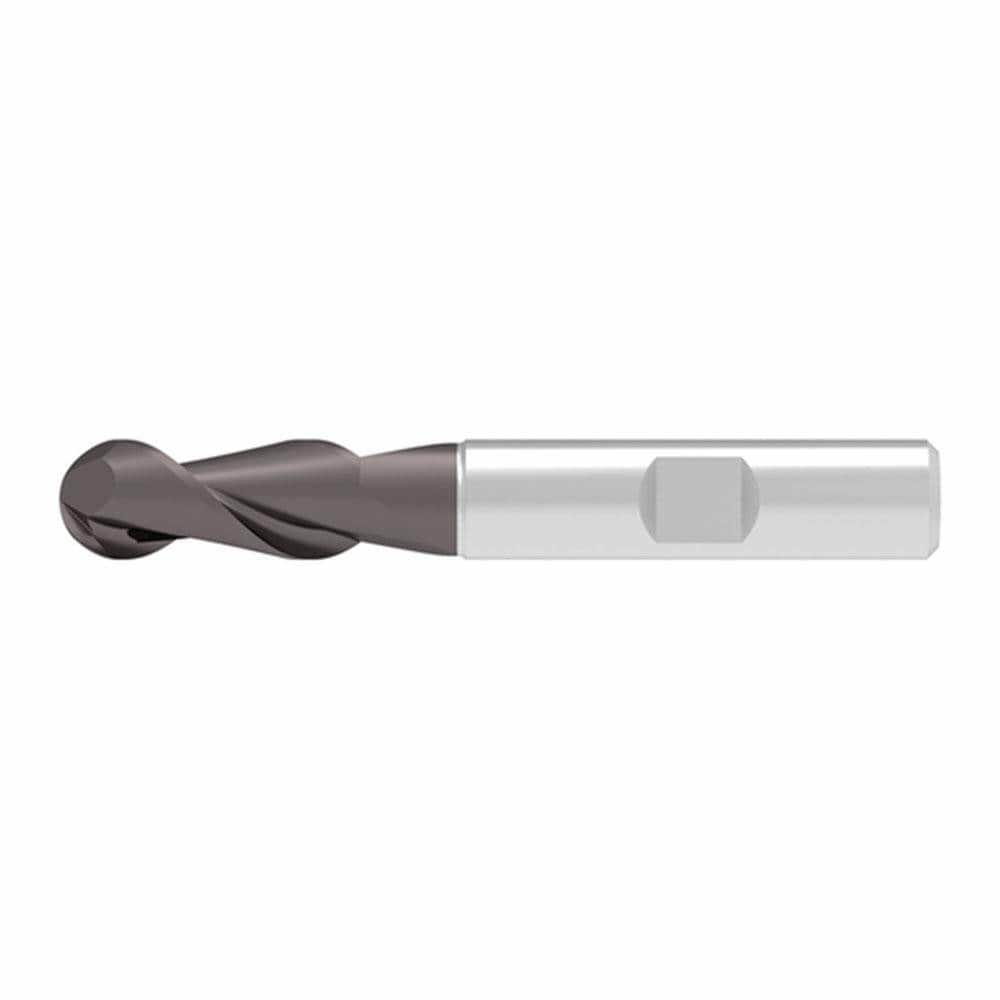 Ball End Mills; Mill Diameter (Decimal Inch): 0.3200 ; Mill Diameter (mm): 8.00 ; Number Of Flutes: 2 ; End Mill Material: Solid Carbide ; Length of Cut (mm): 19.0000 ; Shank Diameter (mm): 8.0000