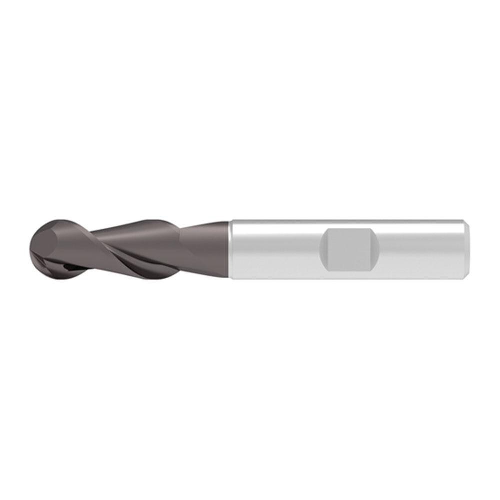 Ball End Mills; Mill Diameter (Decimal Inch): 0.8000 ; Mill Diameter (mm): 20.00 ; Number Of Flutes: 2 ; End Mill Material: Solid Carbide ; Length of Cut (mm): 38.0000 ; Shank Diameter (mm): 20.0000