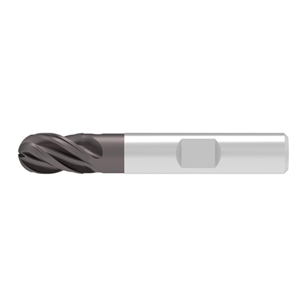 Ball End Mills; Mill Diameter (Decimal Inch): 0.1200 ; Mill Diameter (mm): 3.00 ; Number Of Flutes: 4 ; End Mill Material: Solid Carbide ; Length of Cut (mm): 5.0000 ; Shank Diameter (mm): 6.0000