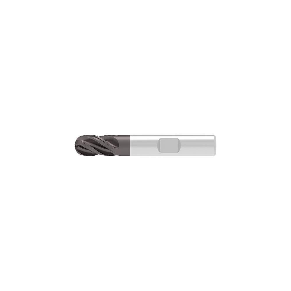 Ball End Mills; Mill Diameter (Decimal Inch): 0.3200 ; Mill Diameter (mm): 8.00 ; Number Of Flutes: 4 ; End Mill Material: Solid Carbide ; Length of Cut (mm): 12.0000 ; Shank Diameter (mm): 8.0000