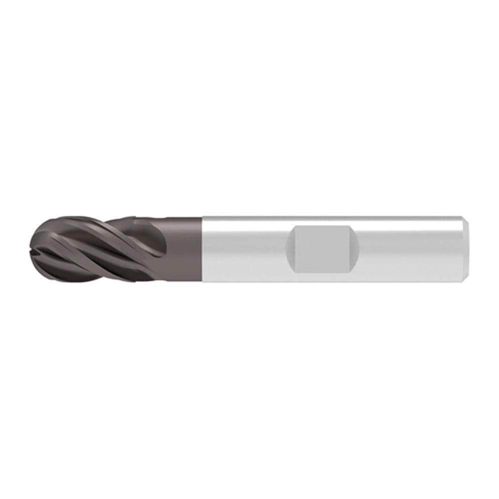 Ball End Mills; Mill Diameter (Decimal Inch): 0.8000 ; Mill Diameter (mm): 20.00 ; Number Of Flutes: 4 ; End Mill Material: Solid Carbide ; Length of Cut (mm): 26.0000 ; Shank Diameter (mm): 20.0000