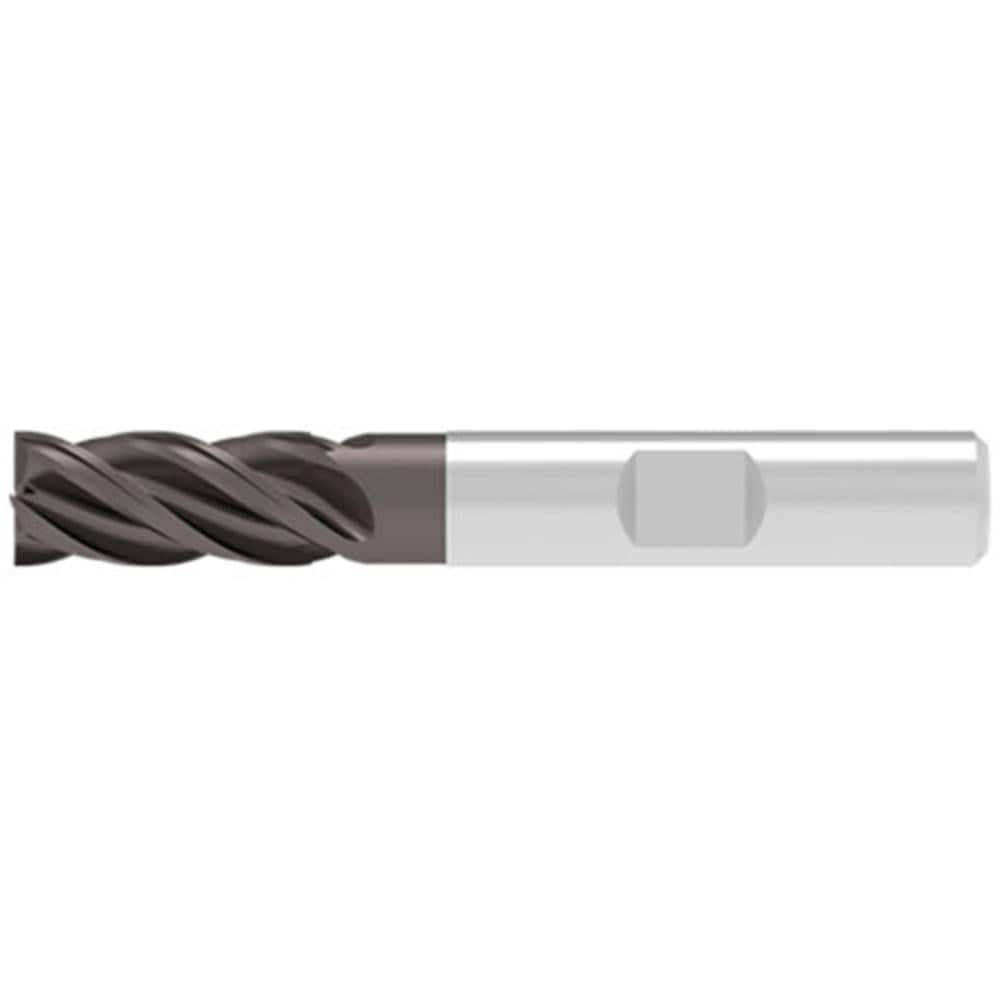 Square End Mill: 6.00 mm Dia, 13.00 mm LOC, 4 Flute, Solid Carbide