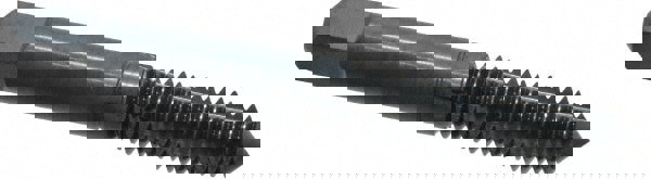 4 Flutes, 0.9500 Inch Thread Length, 3/8-16 UNC, Nitride Oxide Coating, High Speed Steel, Cleanout Tap