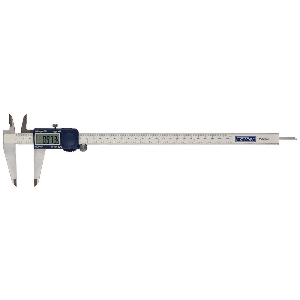 Electronic Calipers; Maximum Measurement (Decimal Inch): 12 ; Maximum Measurement (mm): 300 ; Measurement Range: 0in to 12in, 0mm to 300mm ; Resolution: 10.0005in, 10.01mm ; Accuracy: 10.0016in, 10.04mm ; Data Output: Yes