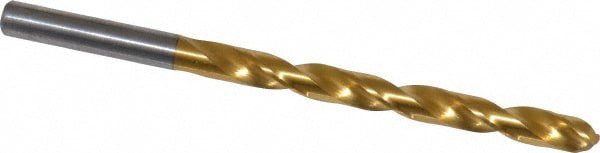Jobber Length Drill Bit: Letter D (0.2460) Dia, 135 deg, Cobalt