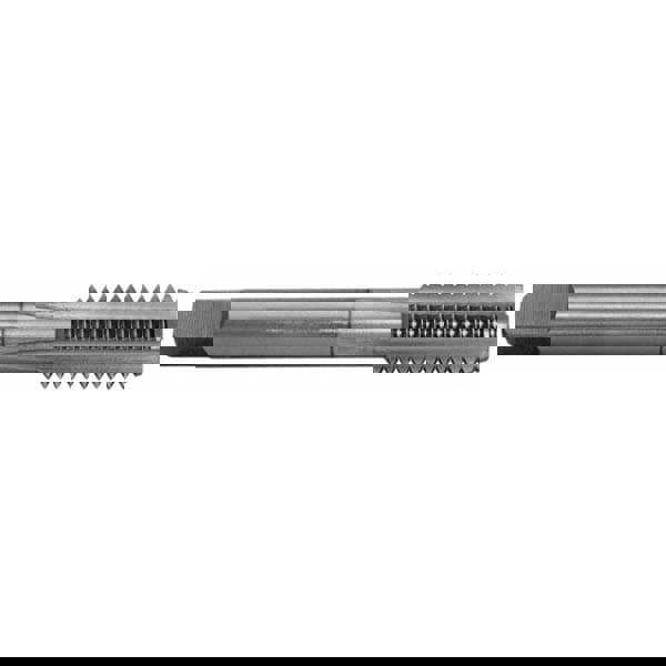 Straight Flute Tap: 7/16-14 UNC, 4 Flutes, Bottoming, Cobalt, TiN Coated