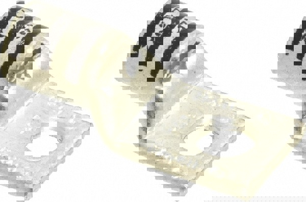 Square Ring Terminal: Non-Insulated, 2/0 AWG, Compression Connection