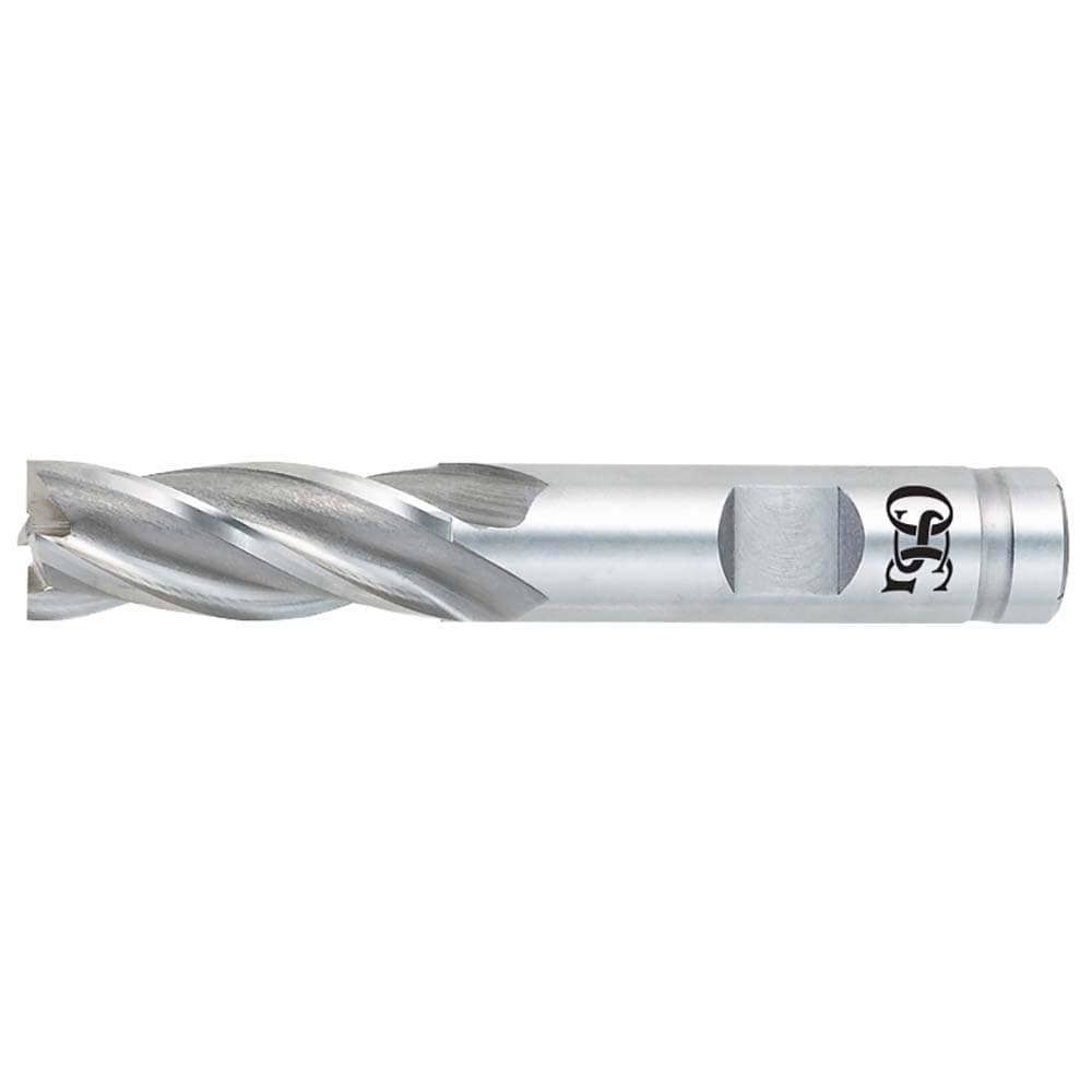 Square End Mill: 4 Flutes, Cobalt