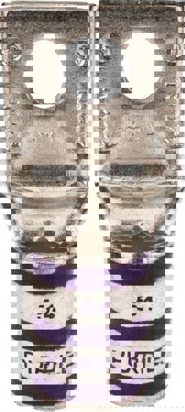 Square Ring Terminal: Non-Insulated, 4/0 AWG, Compression Connection