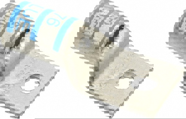 Square Ring Terminal: Non-Insulated, Compression Connection