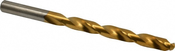 Jobber Length Drill Bit: Letter R (0.3390) Dia, 135 deg, Cobalt