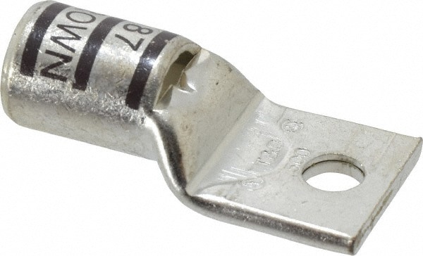 Square Ring Terminal: Non-Insulated, Compression Connection