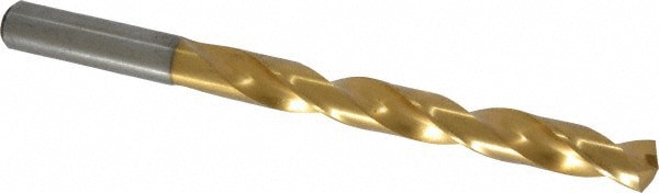 Jobber Length Drill Bit: Letter W (0.3860) Dia, 135 deg, Cobalt
