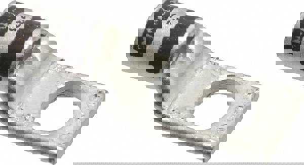 Square Ring Terminal: Non-Insulated, 2 AWG, Compression Connection