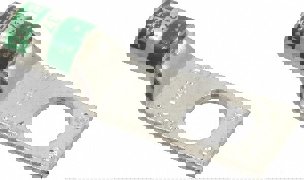 Square Ring Terminal: Non-Insulated, 1 AWG, Compression Connection