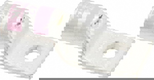 Square Ring Terminal: Non-Insulated, 1/0 AWG, Compression Connection