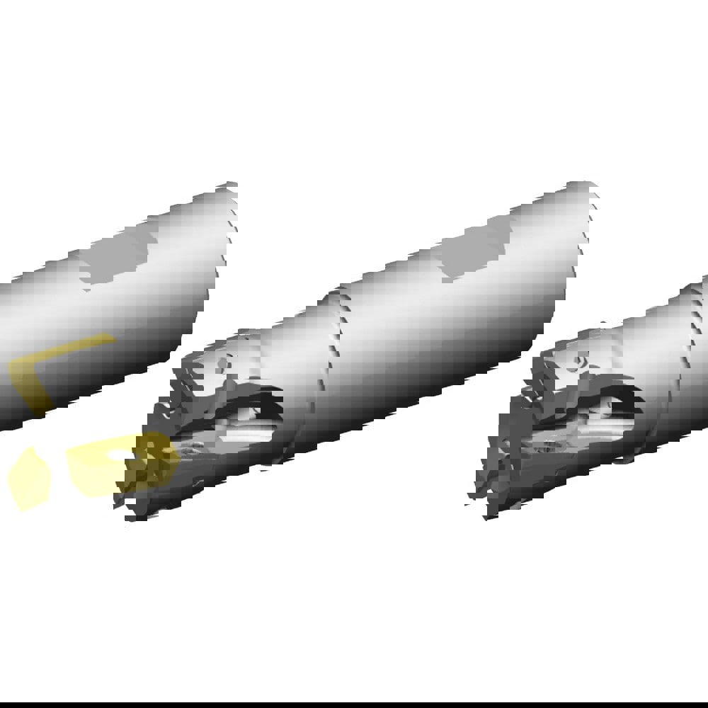 Indexable Square-Shoulder End Mills; Maximum Depth of Cut (mm): 31.00 ; Cutter Style: VSM ; Shank Type: Weldon Flat ; Shank Diameter (mm): 25.0000 ; Insert Holding Method: Screw ; Maximum Ramping Angle: 5.30