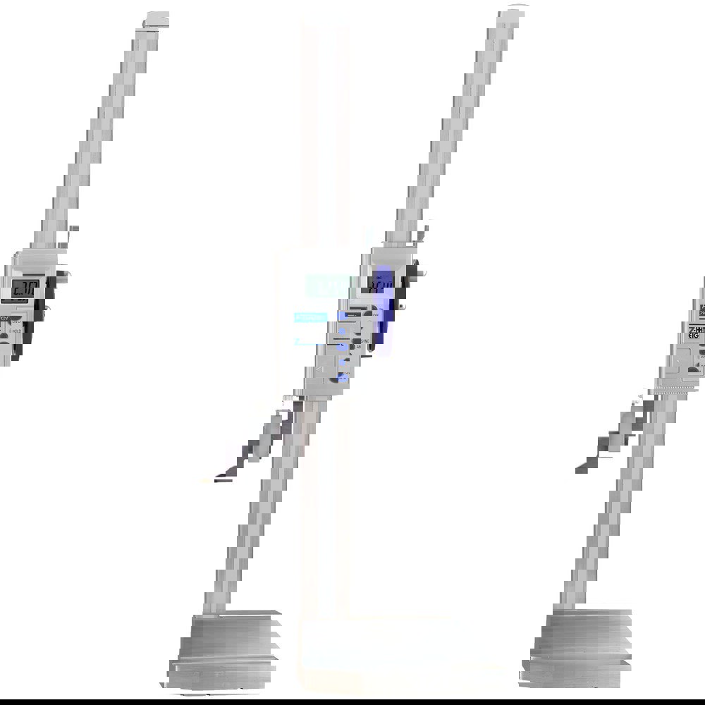 Electronic Height Gages; Maximum Measurement (Inch): 18 ; Maximum Measurement (mm): 500.00 ; Base Length (mm): 7.0000 ; Base Width/Diameter (Inch): 7 ; Mechanism: Driving Wheel ; Accuracy (Decimal Inch): +/-.002