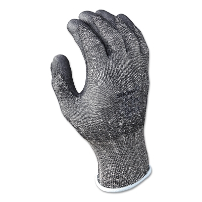 Cut, Puncture & Abrasive-Resistant Gloves: Size XL, ANSI Cut A2, ANSI Puncture 2, Polyurethane, Dyneema