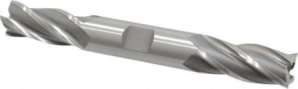 Square End Mill: 5/8'' Dia, 1-3/8'' LOC, 5/8'' Shank Dia, 5'' OAL, 4 Flutes, Cobalt