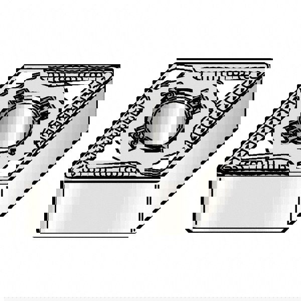 Turning Insert: DNMG433RN KCP25B, Solid Carbide