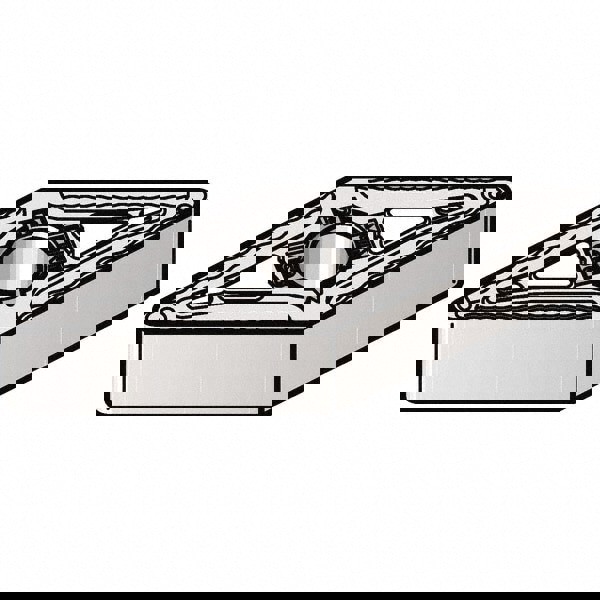 Turning Insert: VNMG332MN KCP25B, Solid Carbide
