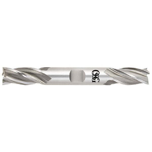 Square End Mill: 25/64'' Dia, 1'' LOC, 1/2'' Shank Dia, 4-1/8'' OAL, 4 Flutes, Cobalt