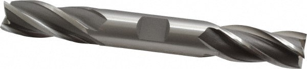 Square End Mill: 5/8'' Dia, 1-3/8'' LOC, 5/8'' Shank Dia, 5'' OAL, 4 Flutes, Cobalt
