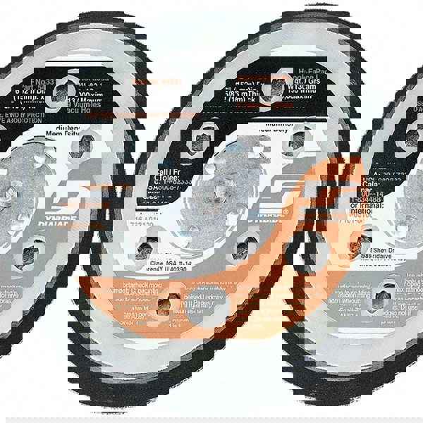 Disc Backing Pad: Vacuum Replacement Pad