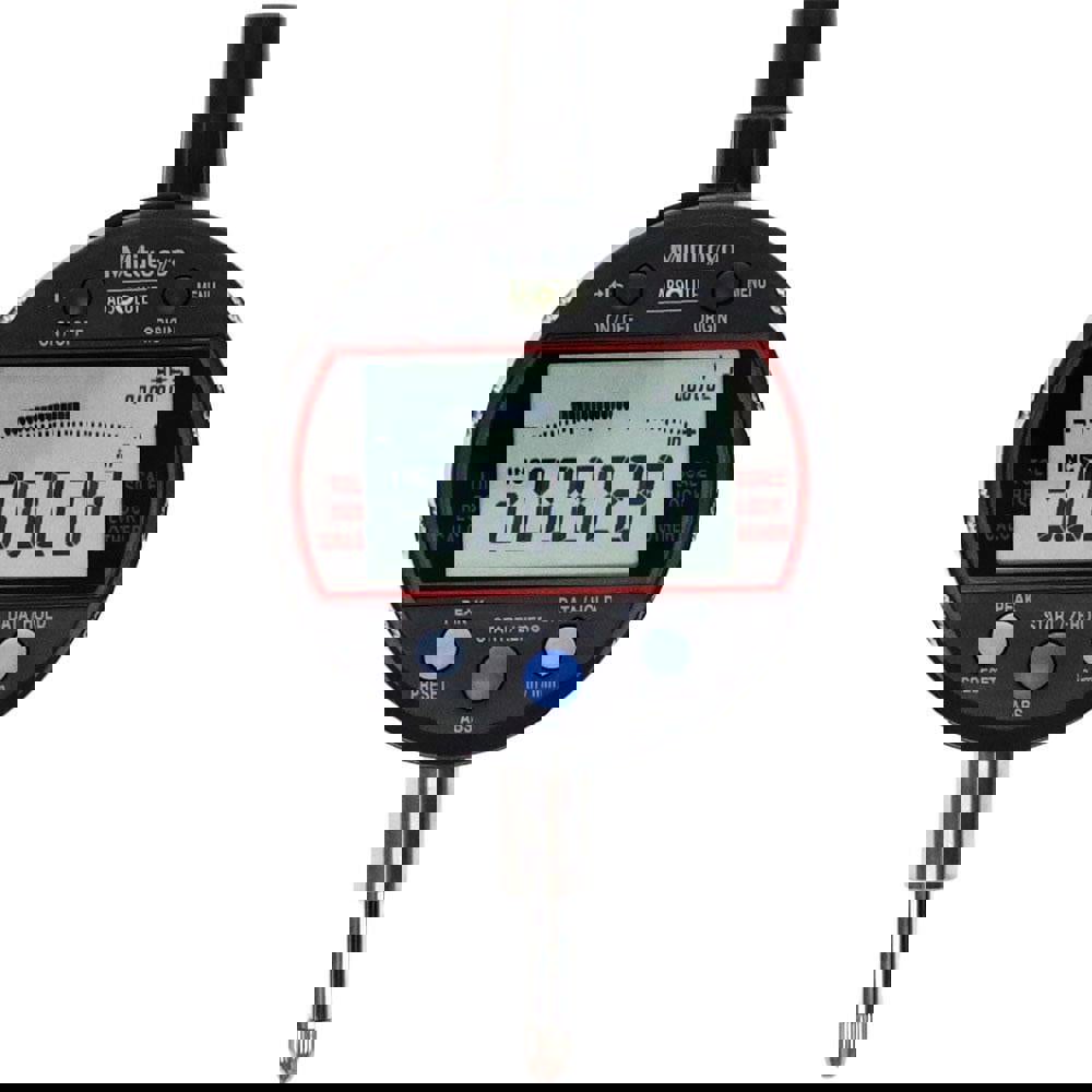 Electronic Drop Indicators; Back Type: Flat; Connection Type: Straight; Display Type: LCD; Accuracy (Decimal Inch): 0.000120; Calibrated: No; Measuring Force (N): 1.5; Minimum Measurement (mm): 0.00; Maximum Measurement (mm): 12.70; Maximum Measurement (D