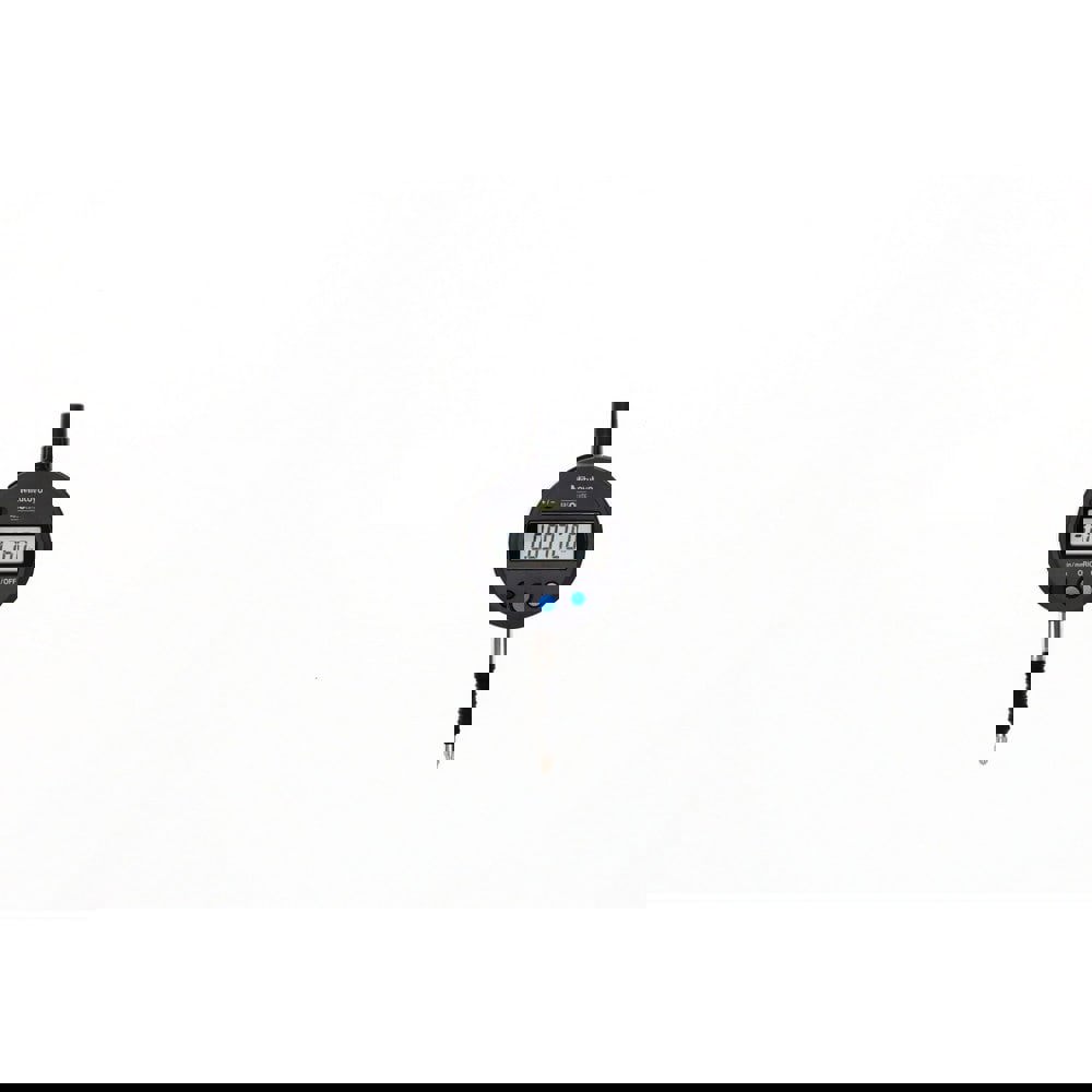 Electronic Drop Indicators; Back Type: Flat; Connection Type: Straight; Display Type: LCD; Accuracy (Decimal Inch): +/-0.001; Calibrated: No; Measuring Force (N): 2.5; Minimum Measurement (Decimal Inch): 0.0000; Maximum Measurement (Decimal Inch): 0.5000;