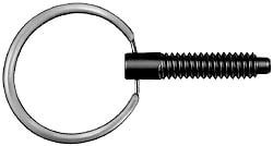 Pull Ring Plungers; Thread Length (Decimal Inch): 0.8 in; Plunger Projection: 0.25 in; Plunger Type: Locking; Plunger Length: 1.14 in; Body Length (Decimal Inch): 1.1400; Initial End Force: 1 lb; Final End Force: 2.5 lb; Length Under Head (Decimal Inch):