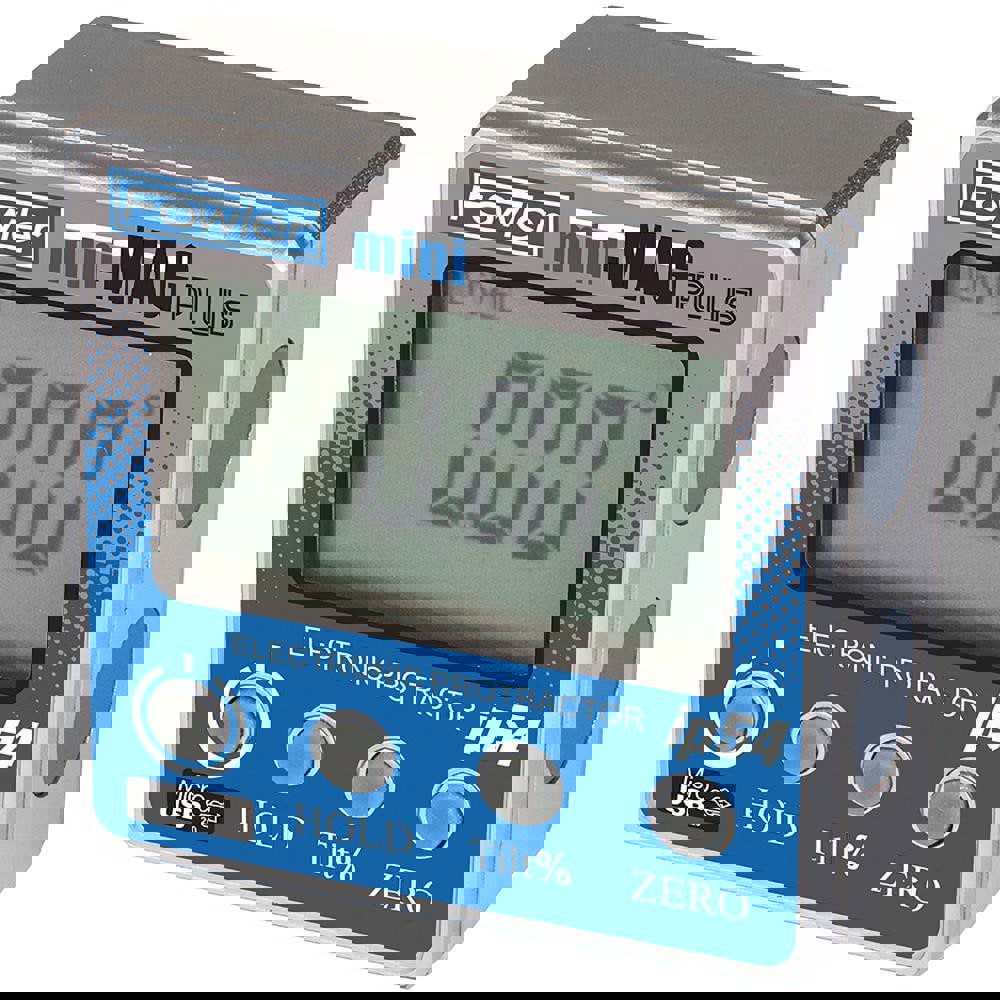 Digital & Dial Protractors; Style: Protractor; Measuring Range (Degrees): 360.00; Maximum Angle Measurement: 360 0; Batteries Included: Yes; Overall Length: 2.12 in; Overall Width: 2.12 in; Features: USB Rechargeable Battery with Status Light; Magnetic Ba