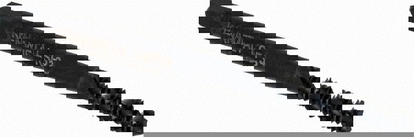 Spiral Flute Tap: #4-40, 2 Flutes, Bottoming, Vanadium High Speed Steel, Oxide Coated