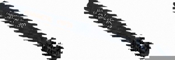 Spiral Flute Tap: #6-40, 2 Flutes, Bottoming, Vanadium High Speed Steel, Oxide Coated