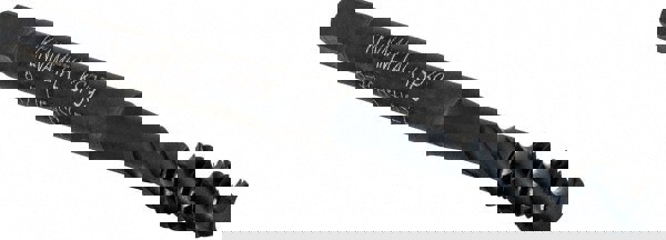 Spiral Flute Tap: #8-32, 3 Flutes, Bottoming, Vanadium High Speed Steel, Oxide Coated