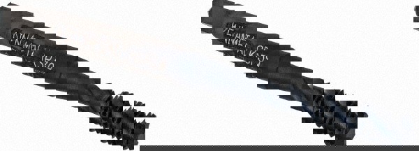 Spiral Flute Tap: #10-32, 3 Flutes, Bottoming, 2B Class of Fit, Vanadium High Speed Steel, Oxide Coated